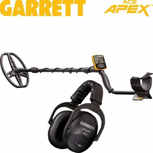 Garrett ACE APEX - 8.5``X11`` DD Multi-Flex™ RAİDER Başlık ve MS-3 Kablosuz Kulaklık Img