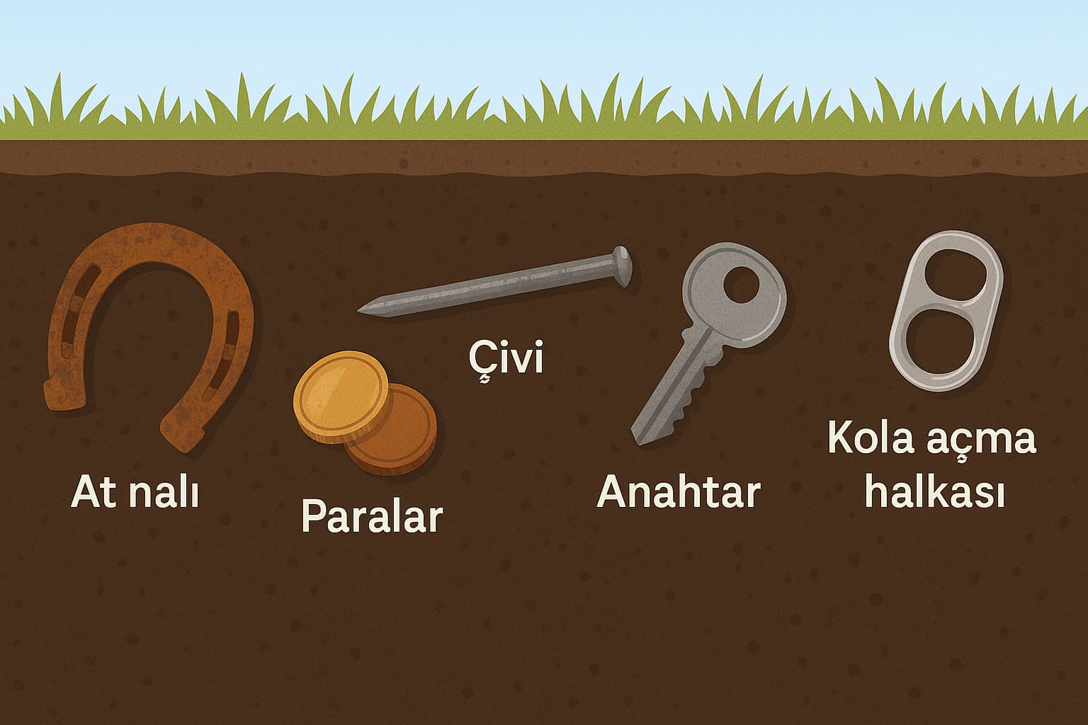 Toprak Altında Ne Var? Dedektörler İle Sık Karşılaşılan Metal Nesneler